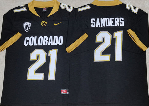Shilo Sanders Colorado Buffaloes black jersey
