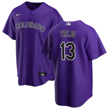 Alan Trejo Colorado Rockies purple jersey
