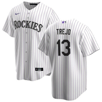 Alan Trejo Colorado Rockies white jersey