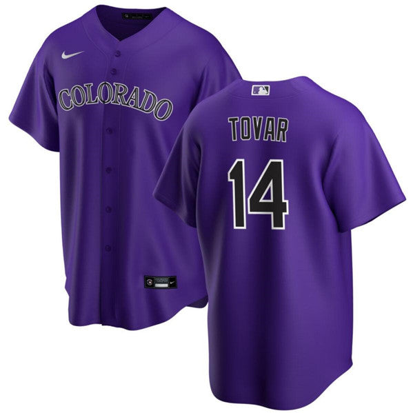 Ezequiel Tovar Colorado Rockies purple jersey