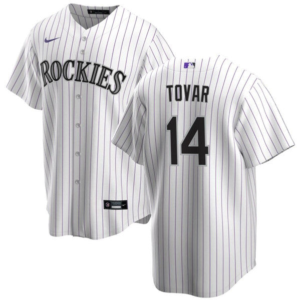 Ezequiel Tovar Colorado Rockies white jersey