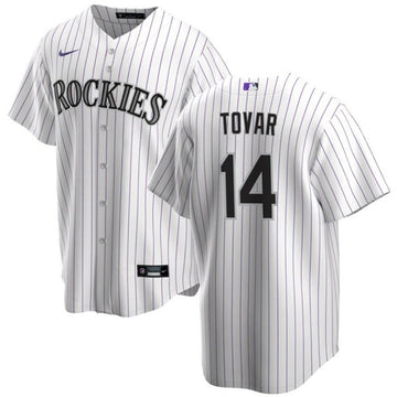 Ezequiel Tovar Colorado Rockies white jersey