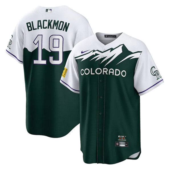 Charlie Blackmon Colorado Rockies green City Connect jersey