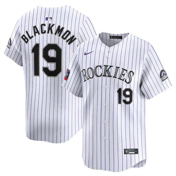Charlie Blackmon Colorado Rockies white Home jersey