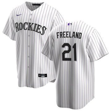 Kyle Freeland Colorado Rockies white jersey