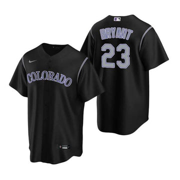 Kris Bryant Colorado Rockies black jersey