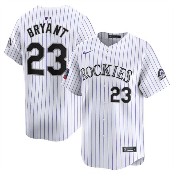Kris Bryant Colorado Rockies white Home jersey