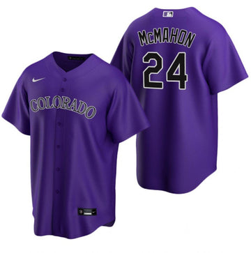 Ryan McMahon Colorado Rockies purple jersey