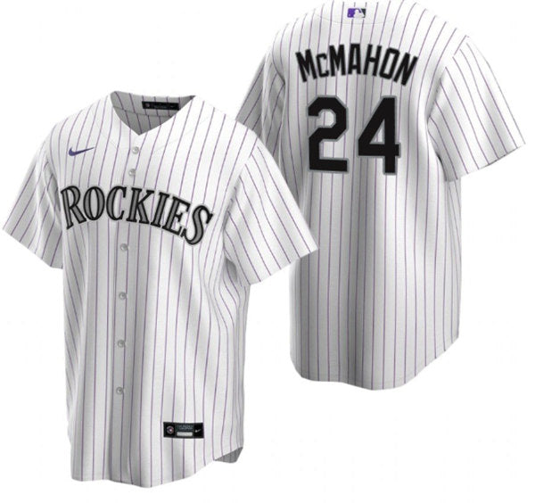 Ryan McMahon Colorado Rockies white jersey