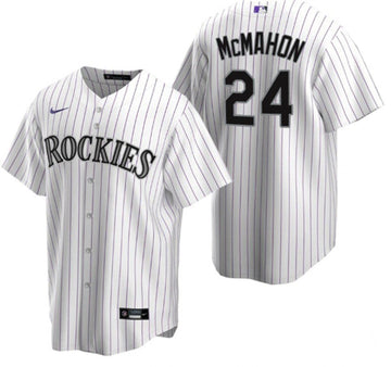 Ryan McMahon Colorado Rockies white jersey