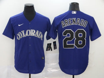 Nolan Arenado Colorado Rockies blue jersey