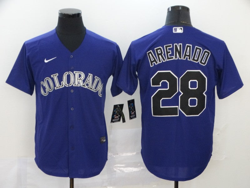 Nolan Arenado Colorado Rockies blue jersey