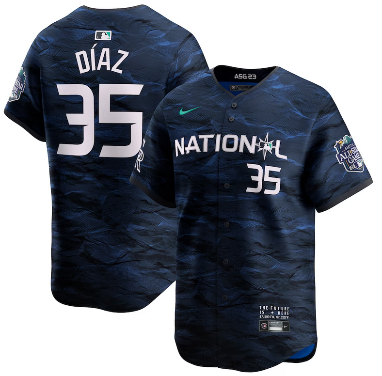 Elias Diaz Colorado Rockies royal All-Star jersey