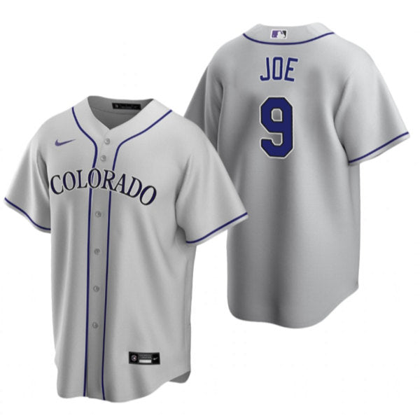 Connor Joe Colorado Rockies gray jersey