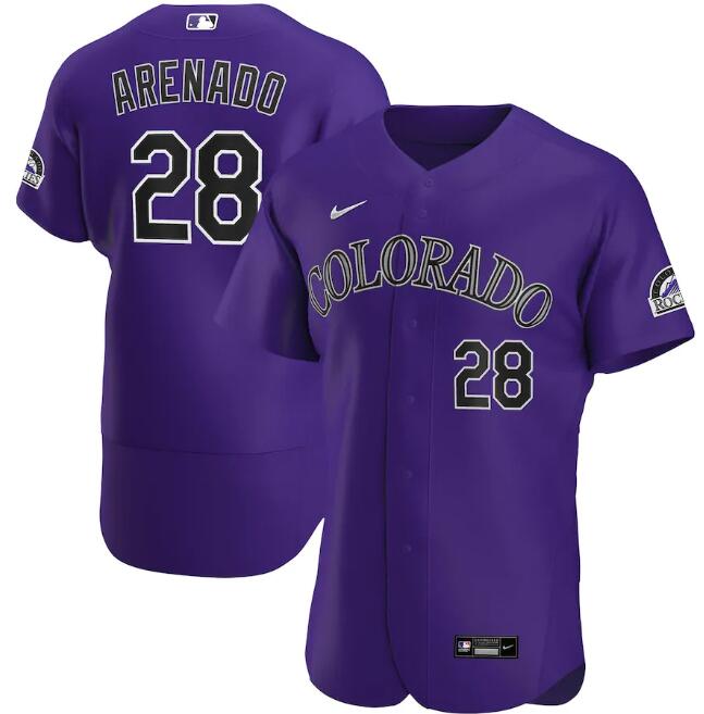 Colorado Rockies purple jersey