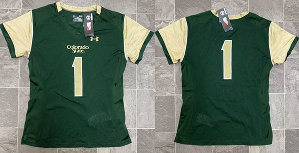 Custom green jersey