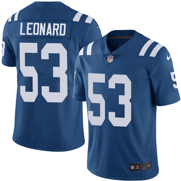 Colts #53 Darius Leonard Royal Blue Jersey