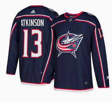 Cam Atkinson Columbus Blue Jackets navy jersey