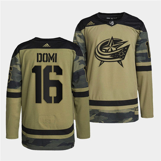 Max Domi Columbus Blue Jackets camo Camo jersey