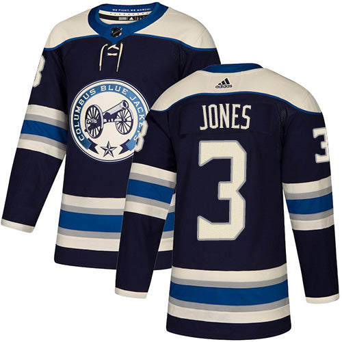 Seth Jones Columbus Blue Jackets navy jersey