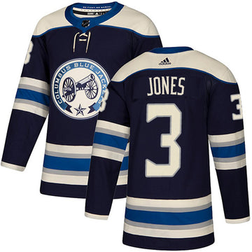 Seth Jones Columbus Blue Jackets navy jersey