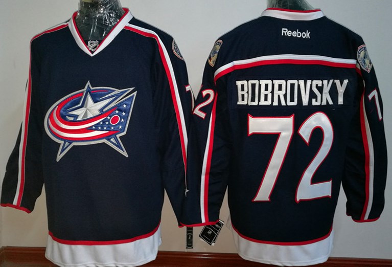 Sergei Bobrovsky Columbus Blue Jackets navy Home jersey