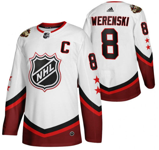 Zach Werenski Columbus Blue Jackets white All-Star jersey