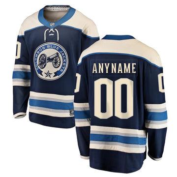 Columbus Blue Jackets blue Alternate jersey