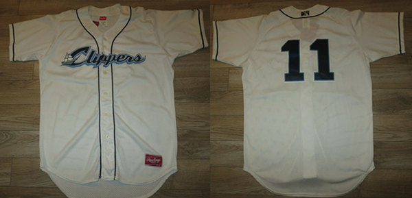 Columbus Clippers white jersey