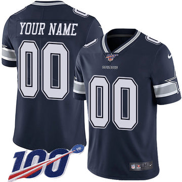 Cowboys 100th Season Navy Blue Jersey