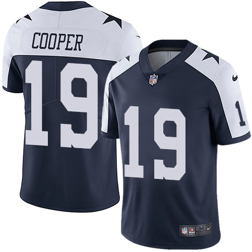 Cowboys #Dallas Cowboys #19 Amari Cooper Navy Thanksgiving Jersey