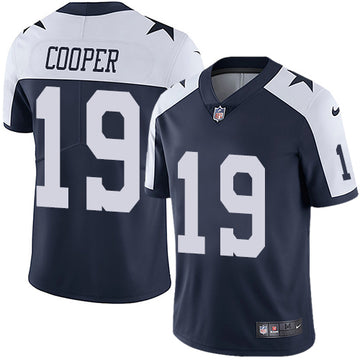 Cowboys #Dallas Cowboys #19 Amari Cooper Navy Thanksgiving Jersey