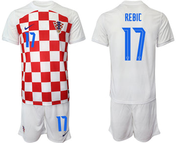 Rebic Croatia National Team white Home jersey