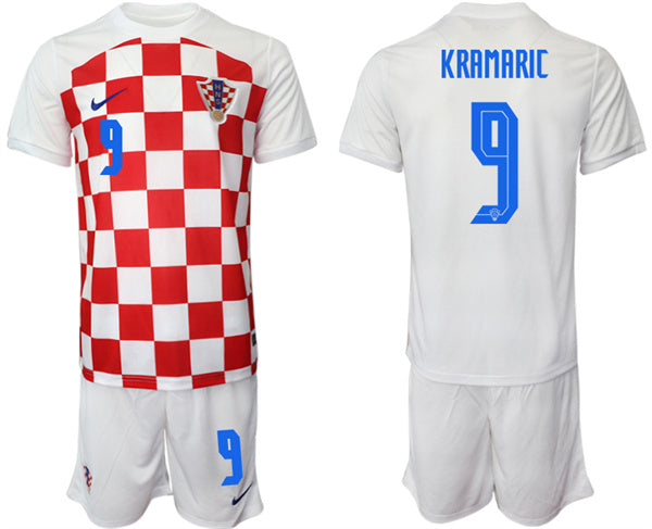 Kramaric Croatia National Team white Home jersey