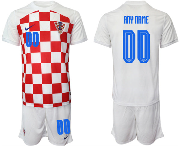 Custom Croatia National Team white Home jersey