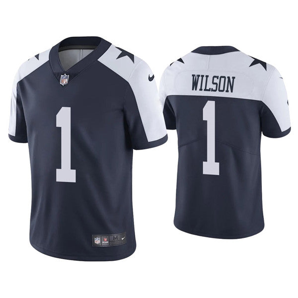 Dallas Cowboys #1 Cedrick Wilson Navy Jersey
