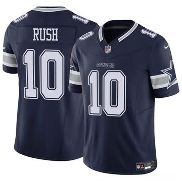 Cooper Rush Dallas Cowboys navy FUSE jersey