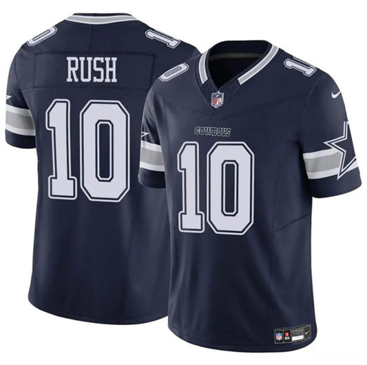 Dallas Cowboys #10 Cooper Rush Navy 2023 FUSE Jersey