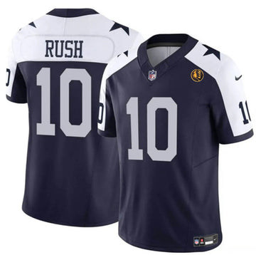 Cooper Rush Dallas Cowboys navy FUSE jersey