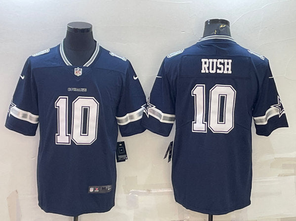 Cooper Rush Dallas Cowboys navy jersey