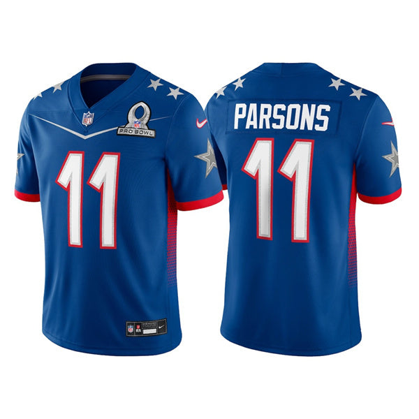 Dallas Cowboys #11 Micah Parsons 2022 Royal Pro Bowl Jersey