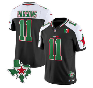 Dallas Cowboys #11 Micah Parsons Black 2024 FUSE Mexico Alternate Jersey