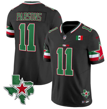 Dallas Cowboys #11 Micah Parsons Black 2024 FUSE Mexico Jersey