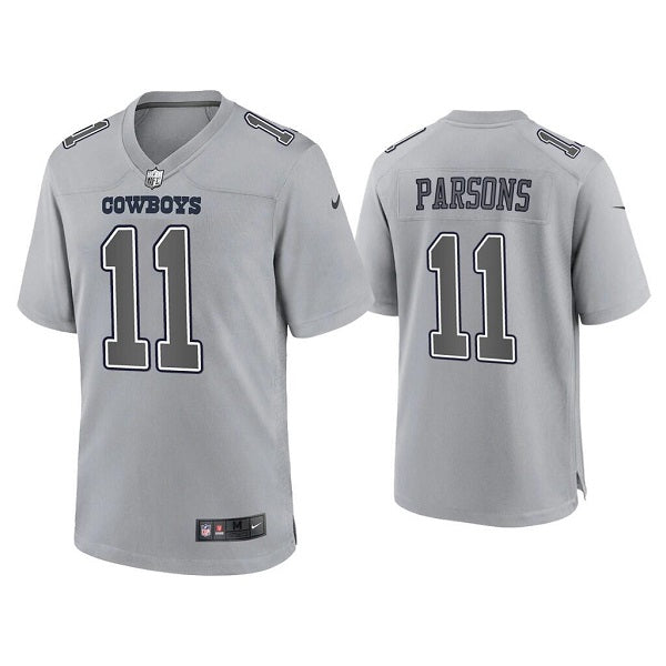 Dallas Cowboys #11 Micah Parsons Gray Atmosphere Fashion Game Jersey