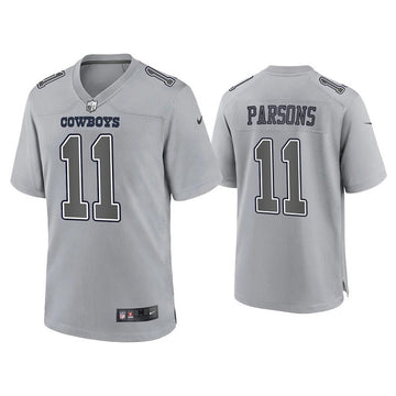 Dallas Cowboys #11 Micah Parsons Gray Atmosphere Fashion Game Jersey