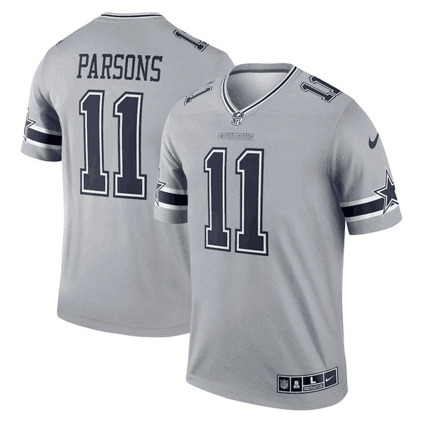 Dallas Cowboys #11 Micah Parsons Gray Game Jersey