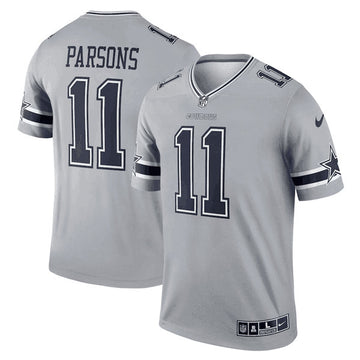 Dallas Cowboys #11 Micah Parsons Gray Game Jersey