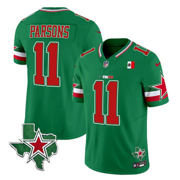 Dallas Cowboys #11 Micah Parsons Green 2024 FUSE Mexico Jersey