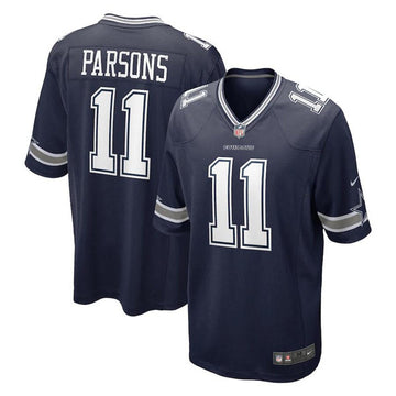 Dallas Cowboys #11 Micah Parsons Navy 2021 First Round Game Jersey