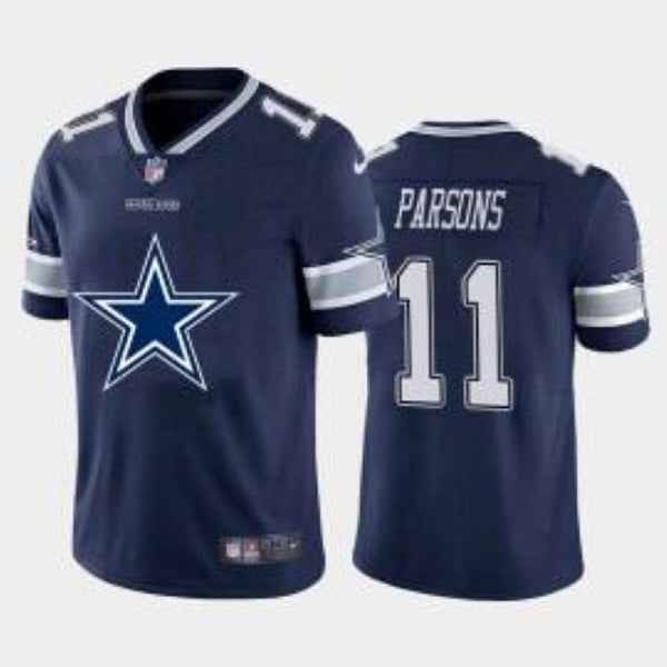 Dallas Cowboys #11 Micah Parsons Navy Team Big Logo Jersey